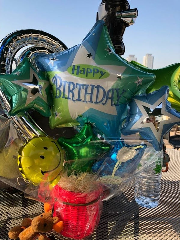 Happy Birthday: A Star-Studded Balloon Arrangement
